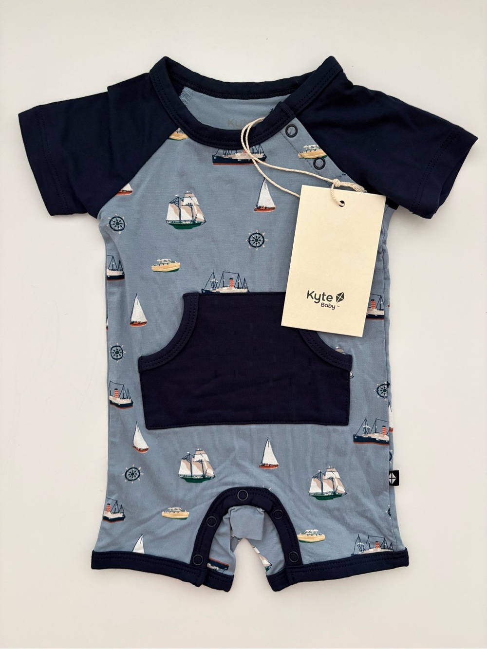 Kyte Shortall Romper 3-6M